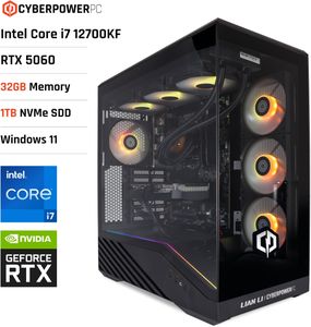 CyberPowerPC Luxe Gaming PC – Intel i7, RTX 4070 Graphics