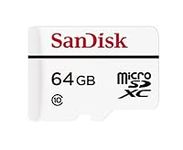 SanDisk SDSDQQ-064G-G46A High Endurance Video Monitoring microSD Card - 64 GB