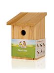 Walter Harrison's Wooden Wild Bird House Garden Nest Box Standard Front Opening - 32mm Hole