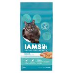 IAMS Proactive Health Dry Cat Food Adult - Indoor Weight & Hairball Care - Chicken & Turkey, 3.18kg Bag