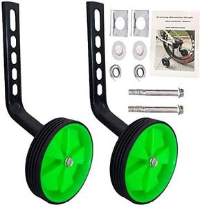 Mehome Training Wheels for 12-20Inch Single Speed Kids Bike (Green New)