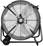 Hurricane Pro 24” Heavy Duty Drum Fan – Powerful 7195 CFM Airflow, Adjustable Tilt, All-Metal Construction for Home, Garage, Greenhouse, and Workshops