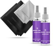 Swanky Computer Screen Cleaner Kit: Set of 2 Electronic Cleaner Spray 2 oz + 4 Microfiber Cleaning Cloth for Tv Cleaner - Ipad Screen Cleaner - Iphone Cleaner - Monitor Cleaner - Laptop Screen Cleaner