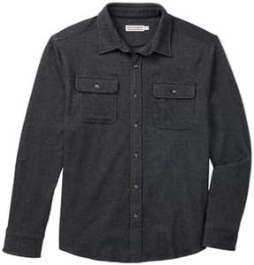 Fair Harbor The Ultra-Stretch Dunewood Flannel –– Men's High Performance Flannel –– Breathable, Multifunctional, 4-Way Stretch Knit Fabric