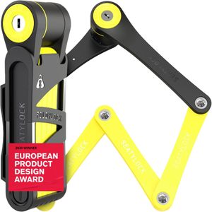 FoldyLock Compact Folding Bike Lock – High Security, 85cm, Key & Case