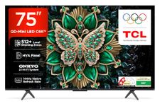 TCL 189 cm (75 inches) 4K Ultra HD Smart QD-Mini LED Google TV 75C6K