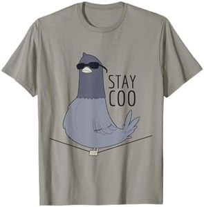 Cool Pigeon Bird T-Shirt Stay Coo Funny T-Shirt