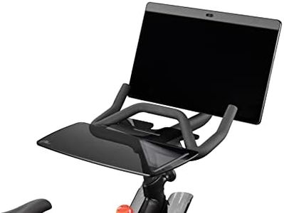 TFD Compatible Peloton Desk Tray (Bike+ Models Only), Black Edition for Peloton for Laptop, Phone or Book – Acrylic Peloton Tray for Bike+ – The Ultimate Peloton Bike Accessories