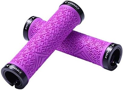 Corki Mountain Bike Grips,Double Lock on Locking Bicycle Handlebar Grips for MTB,Downhill