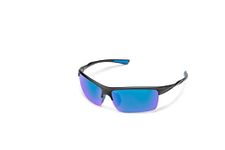 Suncloud Sable Polarized Sunglasses, Matte Black/Polarized Blue Mirror, one Size