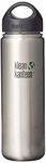 Klean Kanteen Wide Mouth Bottle with Stainless Loop Cap 64-Ounce (Brushed Stainless)