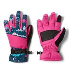 Columbia Youth Unisex Core II Glove, Night Wave Hypergalactic/Pink Ice, Medium