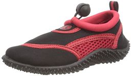 Wet Shoes Kids Infant Size Aqua Beach Surf Water Swim for Boys & Girls (Red & Black, Numeric_5)