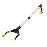 Litter Picker Reacher Grabber Tool, 32" 82cm Foldable Pickup Tool, Lightweight Aluminum Handy Assist Reaching Aids Foldable Rotating Gripper, Long Arm Extender for Elderly,Garden Gripper