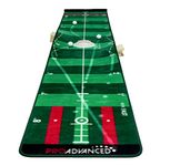 ProAdvanced ProInfinity Putting Mat - 4 Speed Golf Green Simulater - Giftbox Package -for Family - for Children - for Party