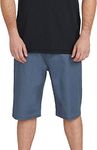 Volcom Men's Vmonty Stretch Chino Short, Heather Blue, 34