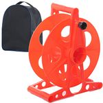 Homeon Wheels Cord Storage Reel with Handle Driven Easy to Use with Carrying Bag