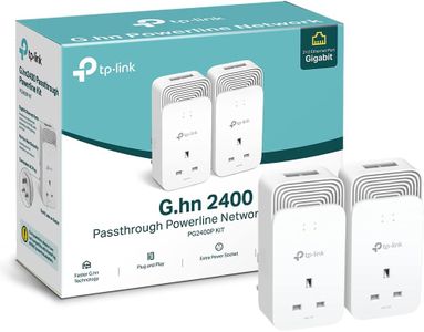 TP-Link Powerline Adapter 2-Pack – 2400 Mbps Ethernet Extender