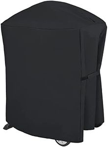 Extended Weber Grill Cover for Q100, Q1000, Q1200, Q200, Q2000, Q2200 Series With Q Portable Cart - Longer Replacement for 7113 Cover