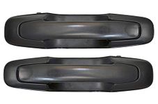 PT Auto Warehouse SZ-3213A-DP - Outer Exterior Outside Door Handle, Textured Black - Left/Right Pair