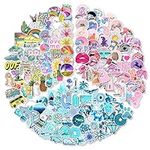 Water Bottle Stickers Waterproof Vinyl Sticker Pack, Laptop Decals Sticker Pack, Gifts for Teens,Adults, Party Favors, Birthday Decoration, Laptop Stickers for Girls Teens Adults (151PCS)