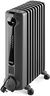 De'Longhi Radia S Oil filled Radiator for Rooms up to 60m3, Anti-frost and ECO Functions, LED Display, Timer and Safety Thermostat, with Handle and Castors, 2000W, Grey TRRS0920E.G
