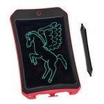 BIBOYELF LCD Writing Tablet for Birthday Gift,Kids Toy 8.5 In Writing Board Electronic Writings Pads Drawing Board Gifts for Kids,Office Blackboard-One Key Erase,Teen Girl Boys Sketch Pads(Red D)