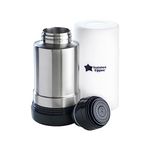 Tommee Tippee Portable Travel Baby Bottle and Food Warmer, Ideal for Travel, Thermal Insulation, Stainless Steel Flask with Leak-Proof Lid