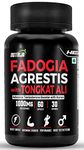 NutriJa Fadogia Agrestis 600mg & Tongkat Ali 400mg with Boron | Longjack 100:1 (2% Eurycomanone) with Fadogia Agrestris Standardized to 10:1 extract (60 Capsules)