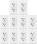 ELECTECK 10 Pack GFCI Outlets 20 Am