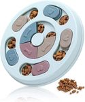 WagglePup Dog Puzzle Toy, Slow Feeder Dog Enrichment Toys and Interactive Treat Dispenser Bowl, Suitable for All Dogs, Puppy Toys for Training & Improving IQ Through Engaging Dog Brain Games