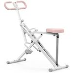 MERACH 2 in 1 Squat Rowing Machine, Easy Setup and Foldable Exercise Equipment, Glute Trainer, Glutes and Leg Home Workout