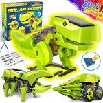 Dinonano Dinosaur STEM Solar Robot Toys for Kids - 3 in 1 Building Games Educational Science Coding Engineering Kit for Boys Ages 5 6 7 8-12 STEM Toys Dinosaur Gift School Family Creative Activities