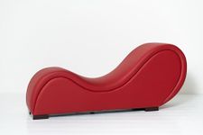 IYKYK Luxury Chaise Lounge for Couples - 66L 17W 28H Inch (Cherry)