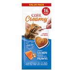 Creamy Salmon and Shrimp Flavoured Treats for Cats - Pack of 4