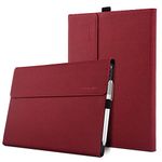 xisiciao Surface Pro 7/7+/6/5/4 Case, Thin and Light Portfolio Business Cover Stand, Compatible with Keyboard