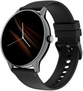 Noise Twist Go Smart Watch 1.39" Display, TruSyncᵀᴹ BT Calling, Glossy Metal Finish, 150+ Watch Faces, IP68, Sleep Tracking, 100+ Sports Modes, Smart Watch for Men and Women (Jet Black)