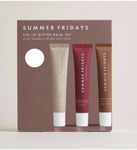 Summer Fridays Lip Butter Balm Trio: Vanilla, Vanilla Beige, and Brown Sugar, 3 Count (Pack of 1)