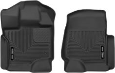 Husky Liners 53341 Black X-act Contour Front Floor Liners Fits 2015-2019 Ford F-150 Super Crew Cab, 2015-2019 Ford F-150 Super Cab