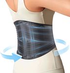 Coisini Back Support Brace for Posture with Stretchable Belt.Upgraded High-elastic Straps.Lumbar Back Brace for Lower Back Pain Relief with Breathable Mesh.Sitting,Lifting,Walking,XL