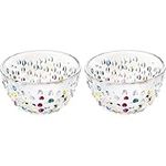 Dansk 791269/2 Bubble Confetti Pair Fruit Bowl