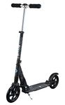 Micro Scooters | Micro Suspension Adult Scooter | Front & Rear Suspension | City Commuting | Foldable | Black