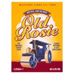 Westons Old Rosie Cloudy Cider 4 x 2.25 Litre Bag in Box Still Cider | Traditional Cidery Taste with Classic Spicy & Citrusy Notes