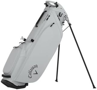Callaway Golf Hyperlite Zero Ultra-Lightweight Stand Bag 2025, Silver