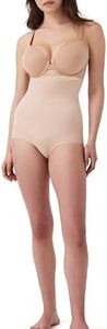 SPANX Shapewear for Women Tummy Control High-Waisted Power Panties (Regular and Plus Size) Soft Nude XL
