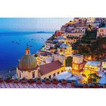 Tanness 1000 Piece Adult Jigsaw Puzzle Puzzles Set Paris New York Cat Planets Animals Scenery Landscape Game Christmas Fun 70x50cm (Aegean Sea)