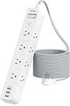 10 ft Extension Cord, Power Strip S