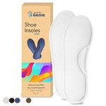 Home Genie Memory Foam Shoes Insole | shoe Insoles for All Shoes | Shoe Insole for heel pain | Super Soft Absorption Pads Comfortable, Soft, Durable, Washable (Pack of 1, White)