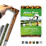 Alien Pros Golf Grip Wrapping Tapes (12-Pack) - Innovative Golf Club Grip Solution - Enjoy a Fresh New Grip Feel in Less Than 1 Minute (12-Pack, Orange Egyptian)