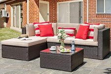 Vongrasig 5 Piece Patio Furniture S